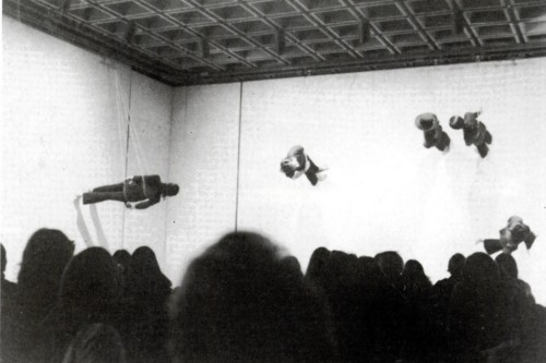 ghostparties:Walking On The Wall (1971) by Trisha Brown