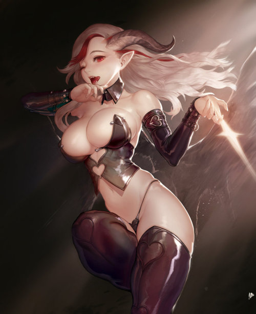 art-of-cg-girls:Succubus by InstantIP