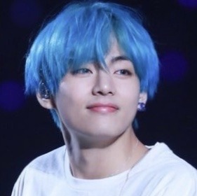 Kim Taehyung Blue Hair Tumblr