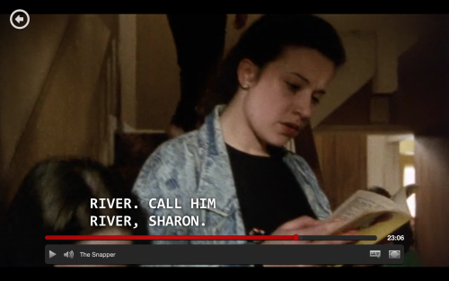 River Phoenix on river Keanu Reeves the snapper