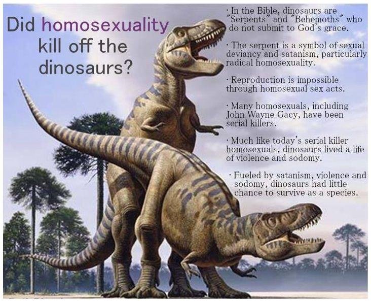 732px x 595px - Did Homosexuality Kill Off The Dinosaurs ? | JustUsBoys The World's Largest  Gay Message Board