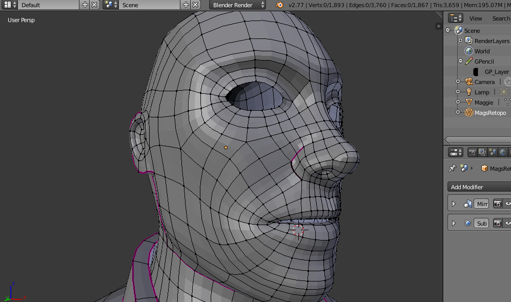 Sculpt mesh vs. Retopologized mesh Sculpting +... | Apostronaut