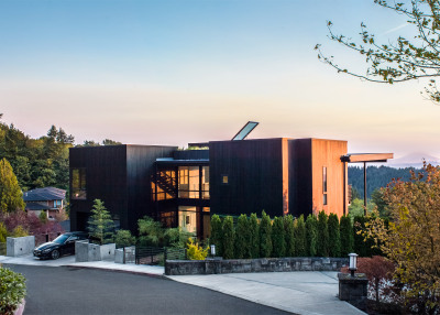 goodwoodwould:<br /><br />Good wood - a wooden wonderland built on a hillside on the outskirts of Portland plays host to a family of musicians who wanted separate spaces to play their different instruments. ence why it’s called the ‘Music Box’, by Scott Edwards Architects.<br />