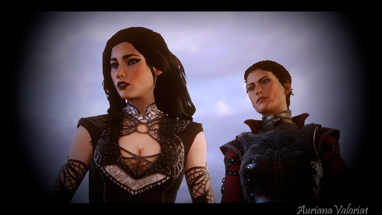 Dragon Age Inquisition Fluffy Layered Hair With Side Bangs Mod