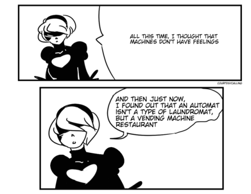 courtesycalling:a bunch of nier: automat comics I started back...