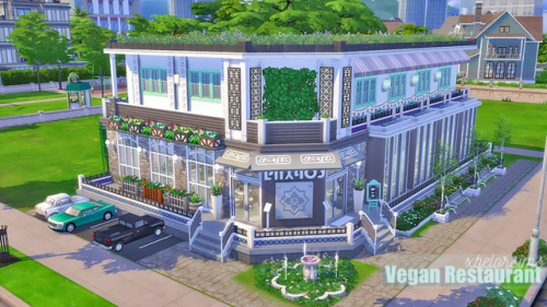 S4CC s4 build the sims 4 the sims 4 build s4 restaurant no cc NOCC no cc build sims4 nocc sims4 lots sims 4 30x20 s4 30x20 s4 vegan