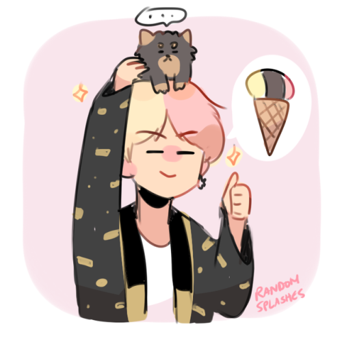 randomsplashes:taehyungs got an idea for his new hair (insp by...