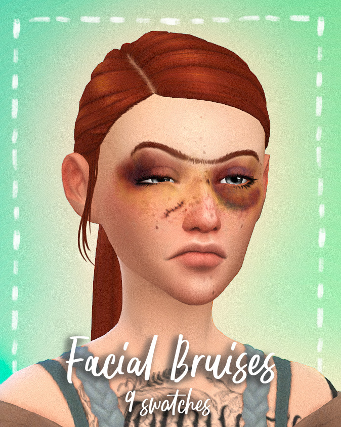 Sims 4 cc bruises