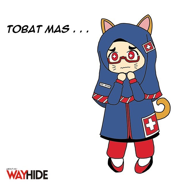 Anime Hijab Kucing - Anime Hijab