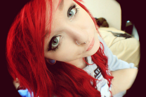 red hair girl on Tumblr