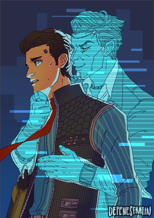 tales from the borderlands handsome jack rhys the company man rhack borderlands my art gif warning phew i& 039;m glad i finished this one
