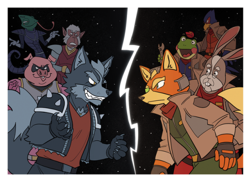 vatvyr:star wolf vs star fox