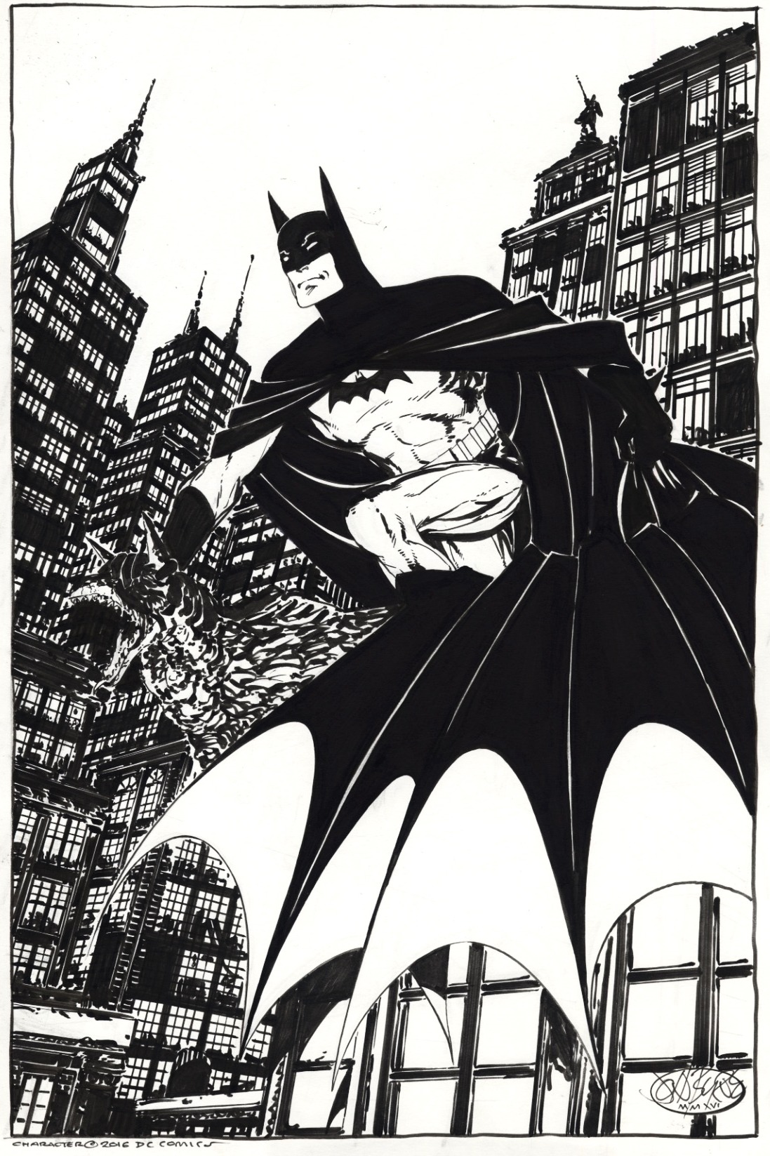 Batman commission by John Byrne. 2016. | John Byrne Draws...