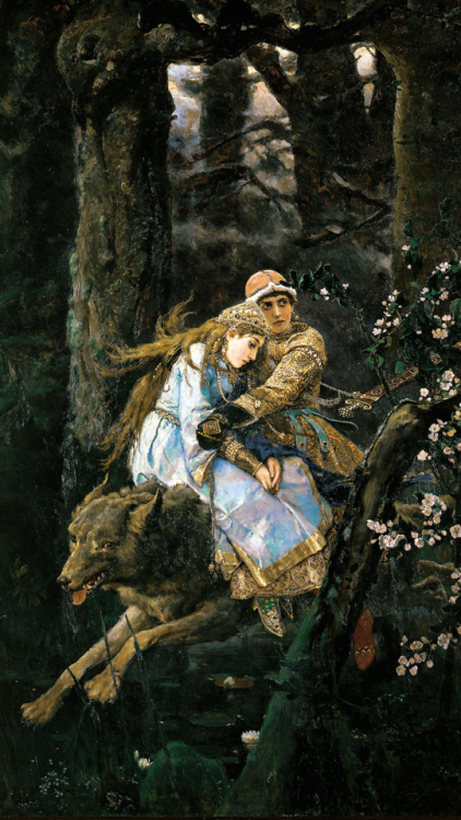 art-wallpapers:» Viktor Vasnetsov (1848 - 1926)The Flying...