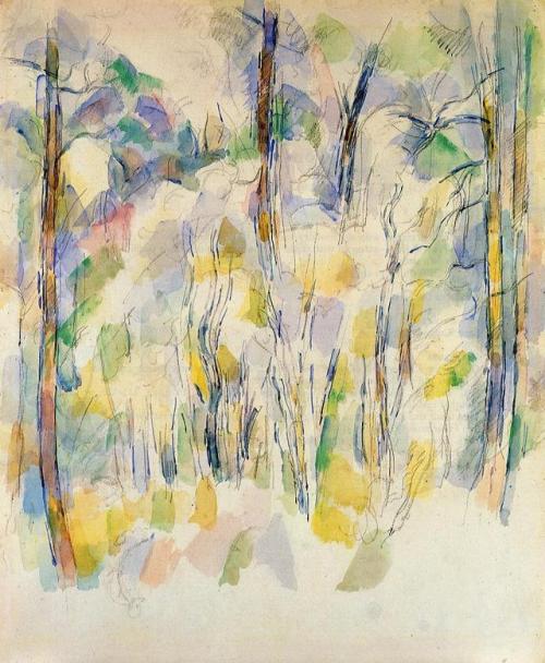 artist-cezanne:In the Woods, Paul CezanneMedium:...