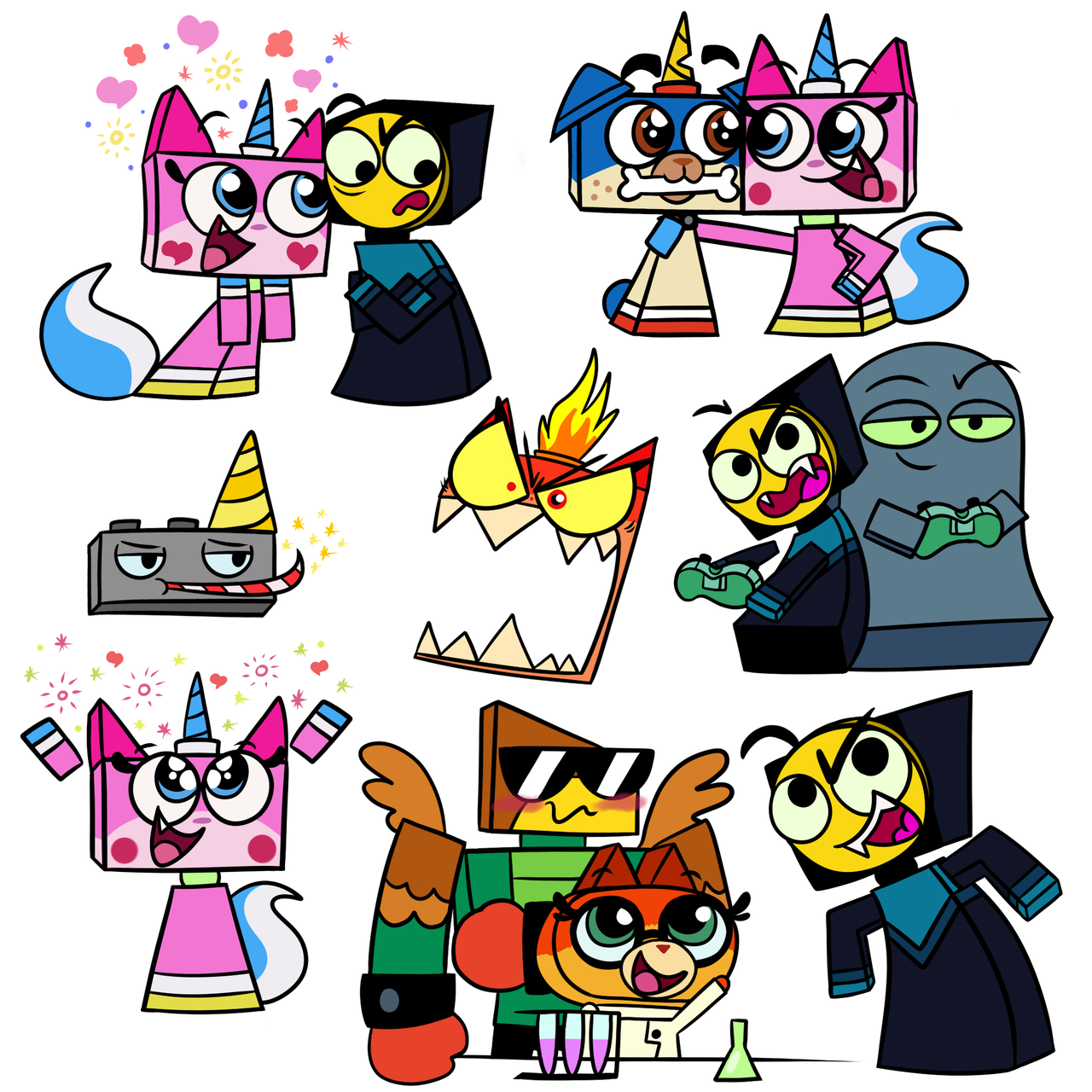 Cats are so cool — Guess who watched new Unikitty! show and liked it...