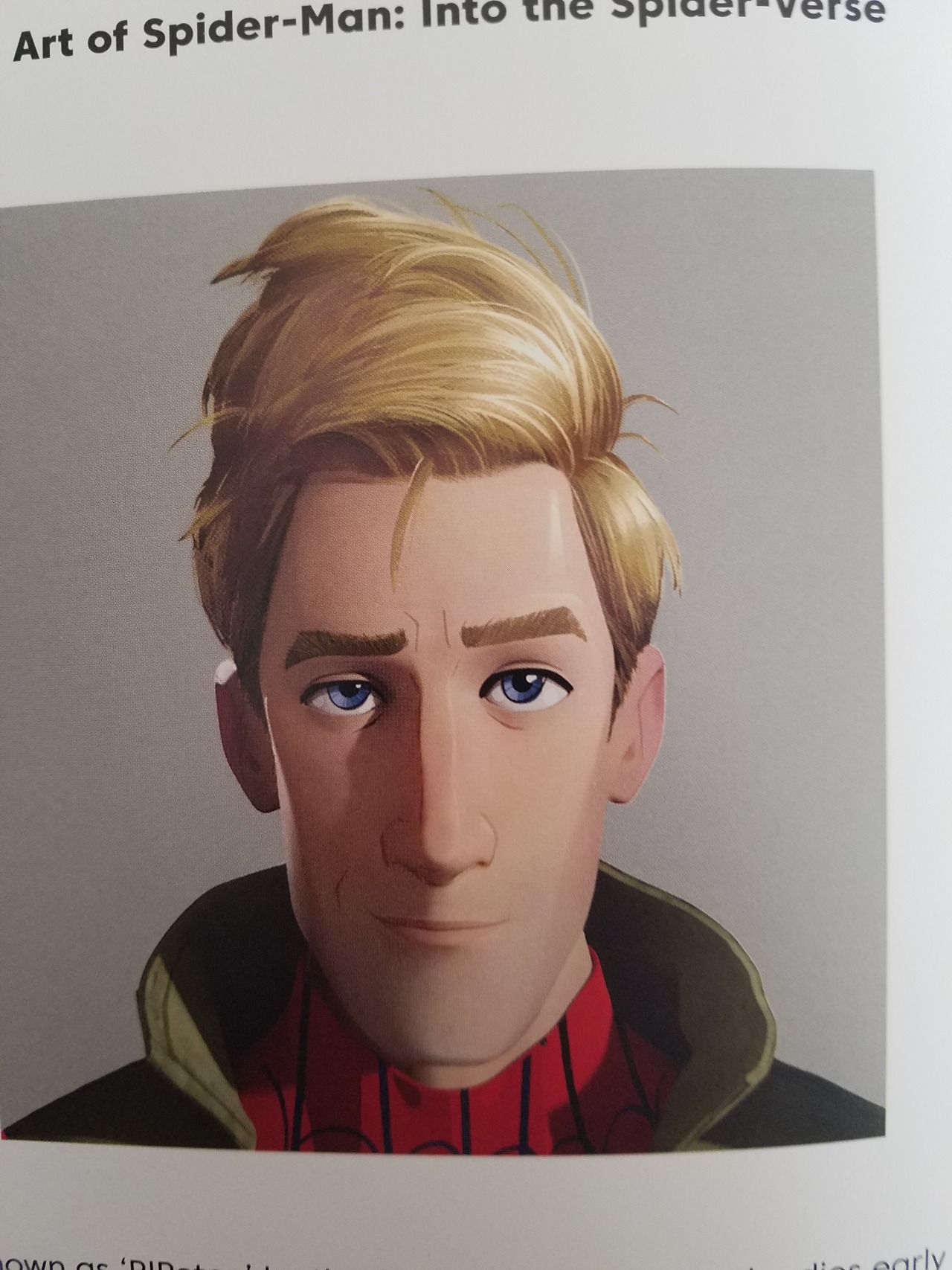 Into The Spider Verse Blonde Peter Parker