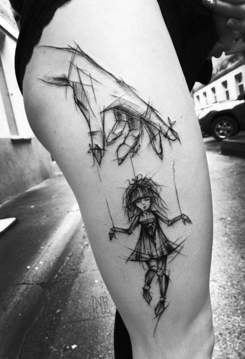 Leg Tattoo On Tumblr