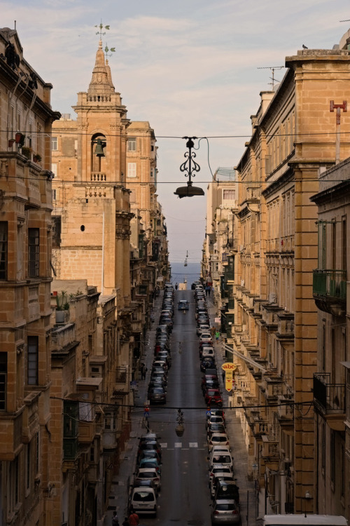 scavengedluxury:Old Bakery Street. Valletta, Malta. October...