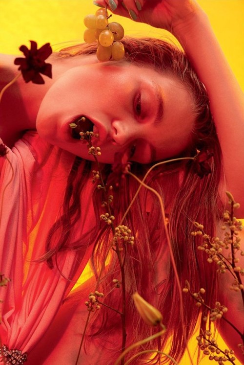 leah-cultice:Luna Bijl by Mario Sorrenti for Document Journal...