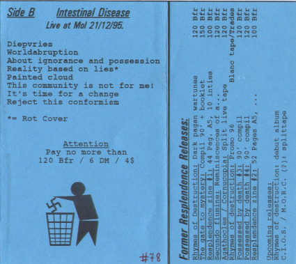 Carcass Grinder & Intestinal Disease - Split1995