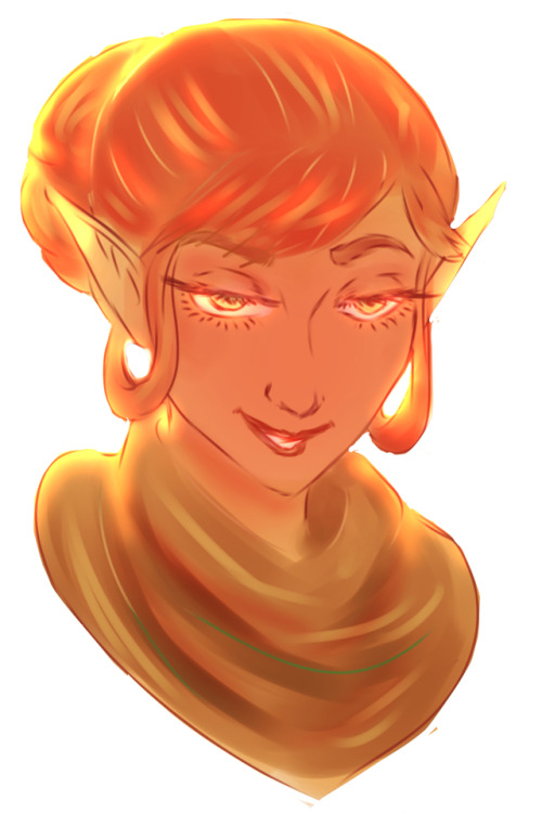 tinuviel Dungeons and Dragons wood elf rogue Arcane Trickster gufu-vire my art artists on tumblr