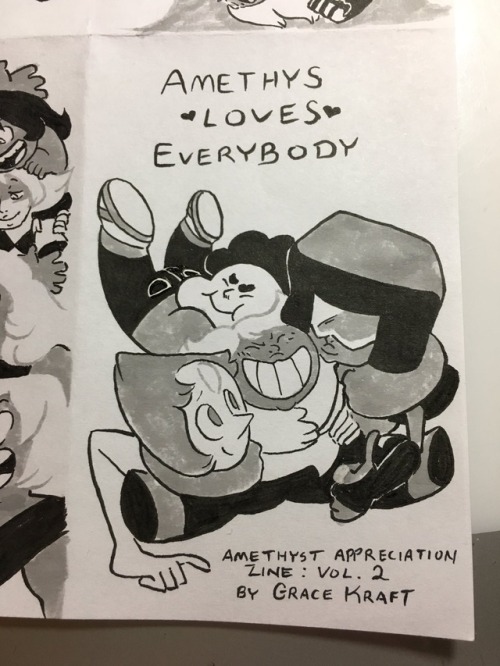 as-warm-as-choco:New Amethyst Zine by Grace Kraft (x) ! A...