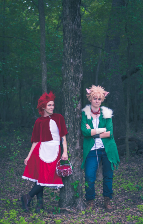 aardvarkycosplay:Little Red Riot Hood and the Big Bakugou...