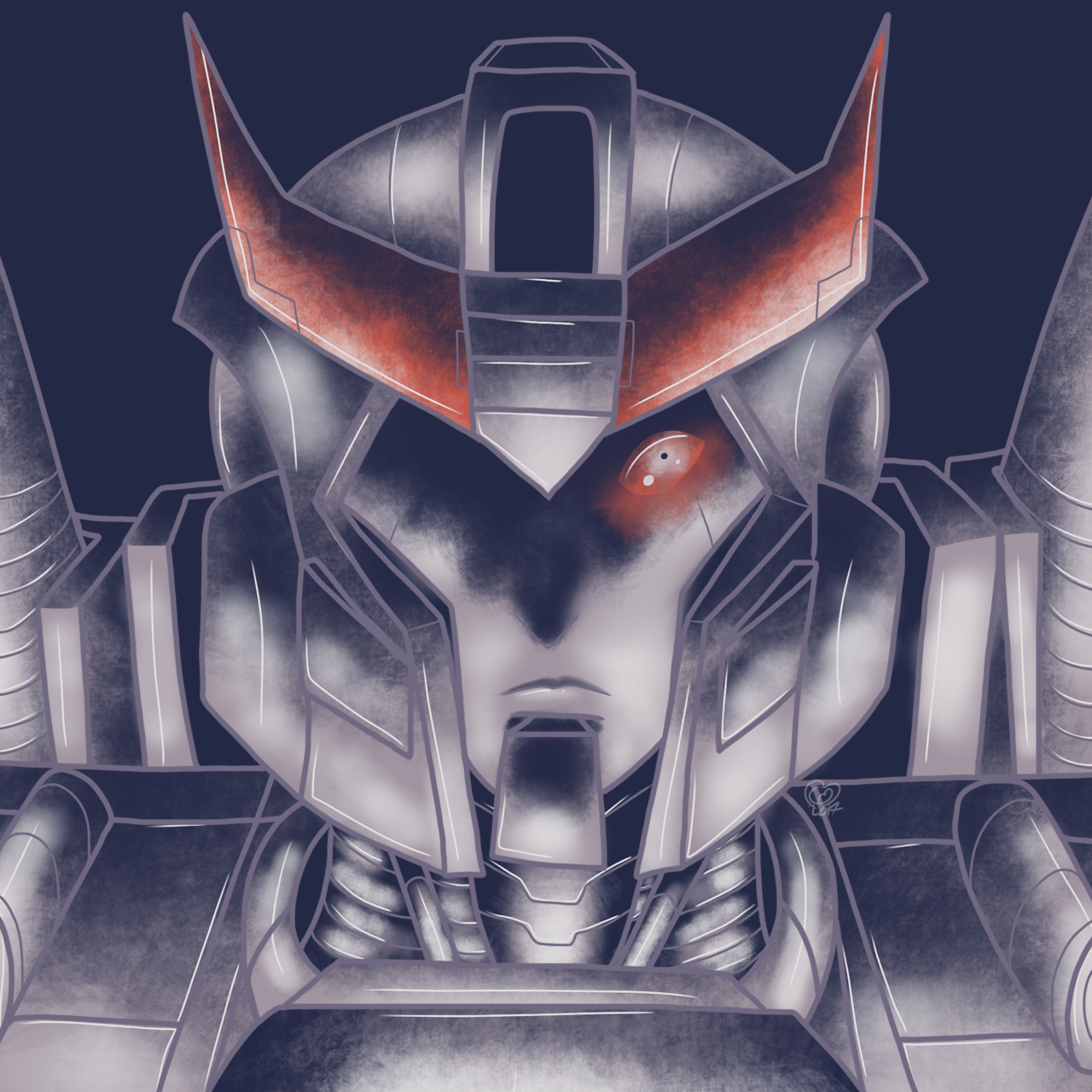 Experimental doodling — @onigil requested IDW Prowl with palette number...