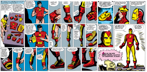 Steve Ditko created the design for Iron Man that still forms the...