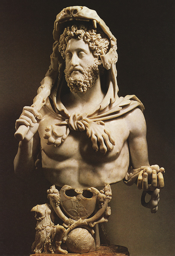 The Ancient Way of Life — ~Bust of the emperor Commodus as Hercules....