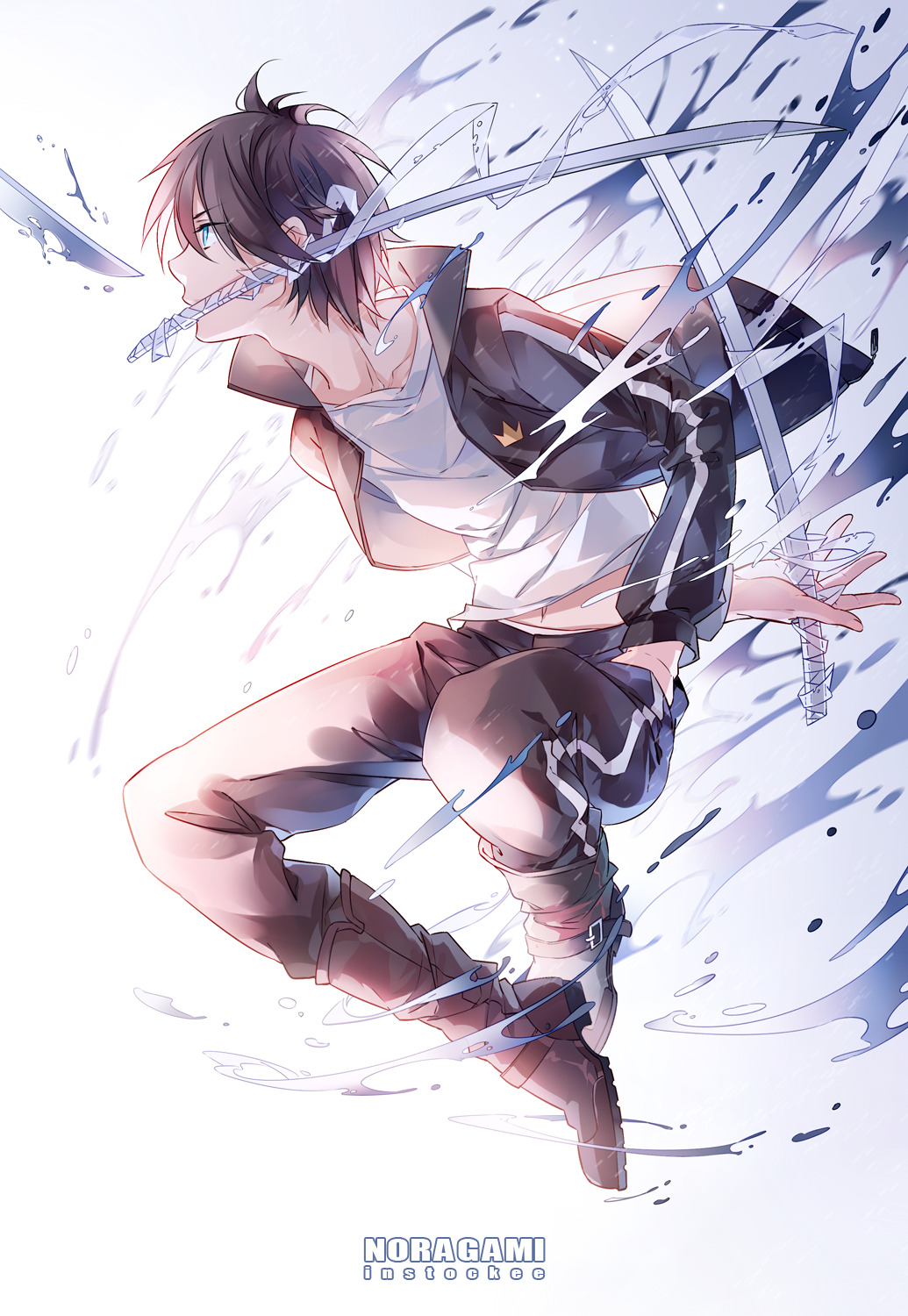 Anime Fanarts Character Yato Anime Noragami 夜ト By Instockee Anime Fanarts Character Yato Anime Noragami 夜ト By Instockee