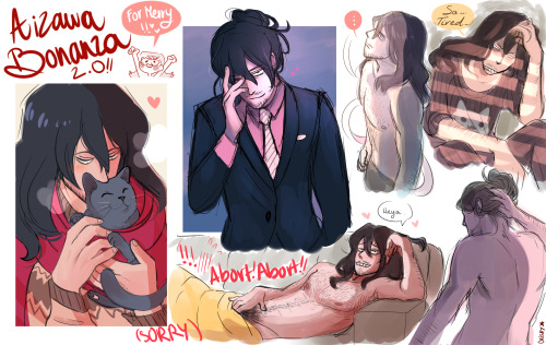 crispystar:SOOOOO, I’ve been drawing a lot of Aizawa Shoutas...