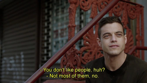 begavet:Elliot Alderson (Rami Malek) - Mr. robot 