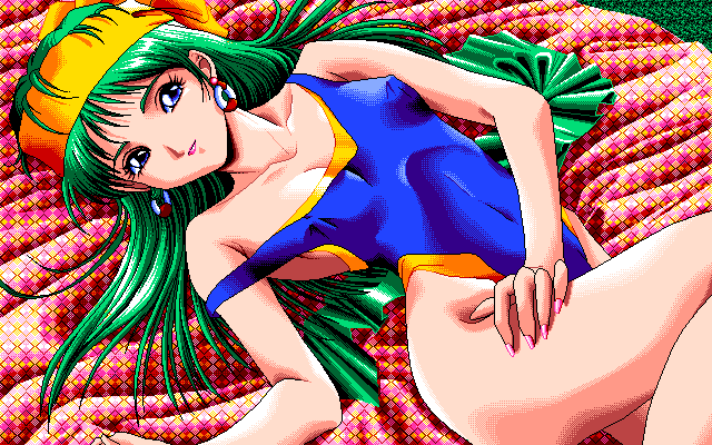 640px x 400px - Hentai Gallery â€” pixel-game-porn: Cute green haired girl ...