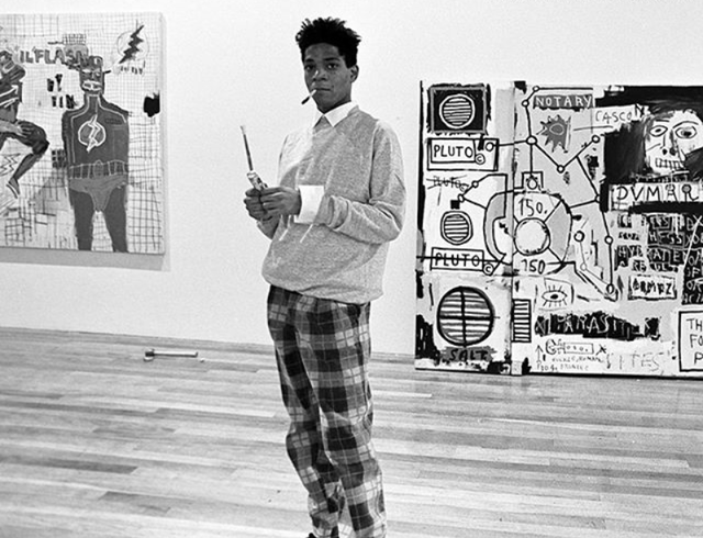 Jean-Michel Basquiat preparing for his first... - Eclectic Vibes