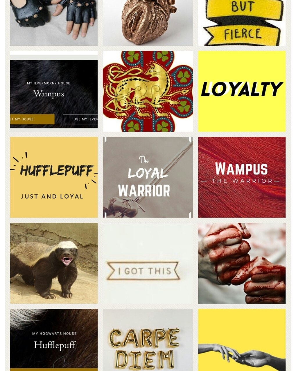 Hufflepuff x Wampus girl none of the pics are... - Bad and ...