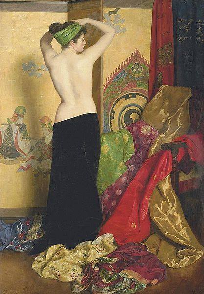 fravery:
“ John Collier ( English ,1850–1934)
Pomps and Vanities, 1917
”