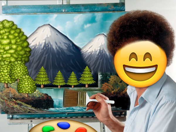 Bob Ross at his Easel - Bob Ross Requested by j0shdav1s Keep the requests coming!!