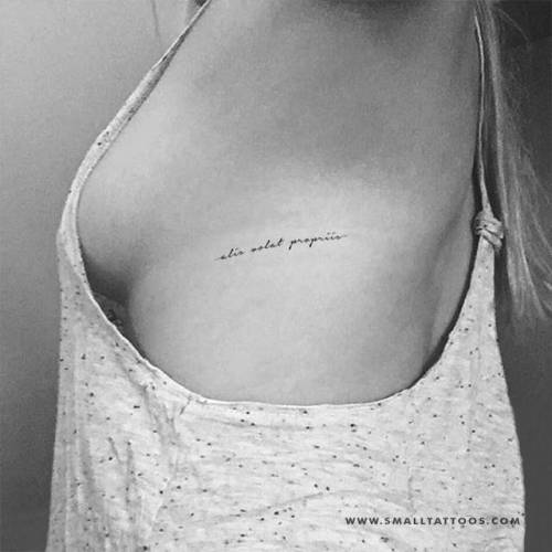 “Alis volat Propiis” (“One flies with one’s own wings”)... latin tattoo quotes;temporary;quotes