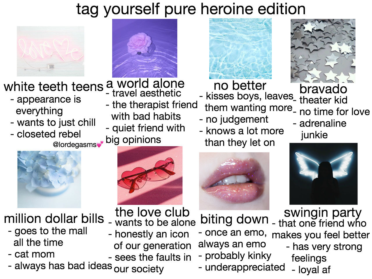 L O R D E - tag yourself pure heroine edition! 💕 melodrama...