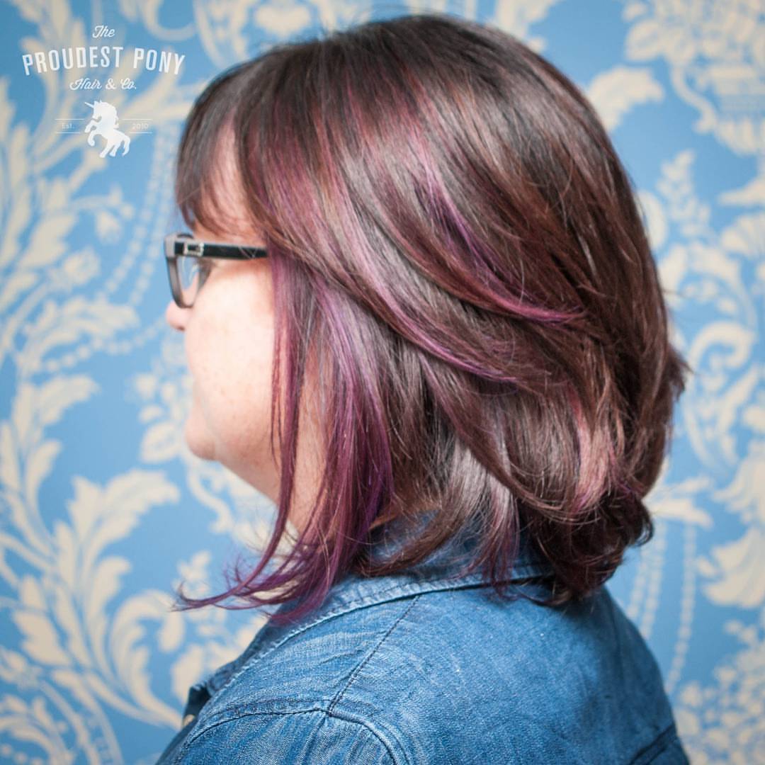 The Proudest Pony Subtle Purple Highlights By Sarah At The