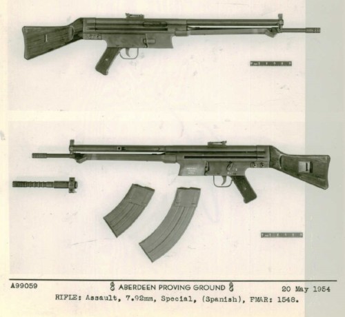 Historical Firearms - CETME Modelo A Prototype One of three rifle...