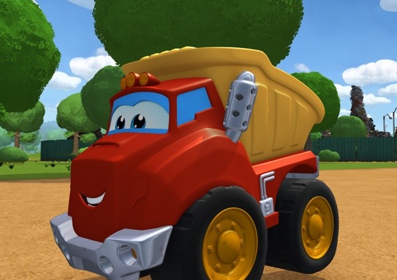 All abord for a Big Adventure! — Who knows this cute little dump truck