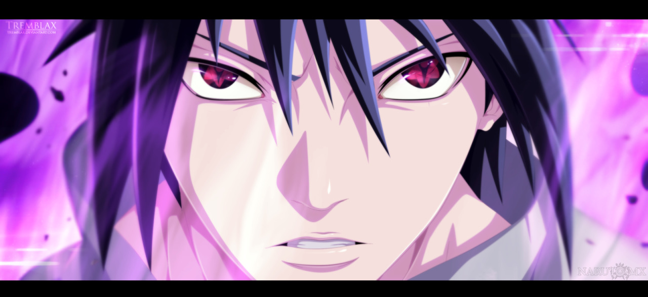 Eien No Hikari — “BURN!” - Uchiha Sasuke. Panel 19 of Chapter 634...