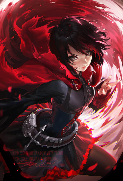 sakimichan:RWBY main case series now complete ! If you would...