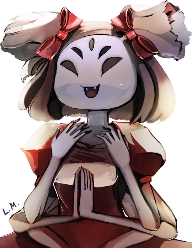 Art and 2D Animation — Muffet artwork. :) I recorded the process. The...