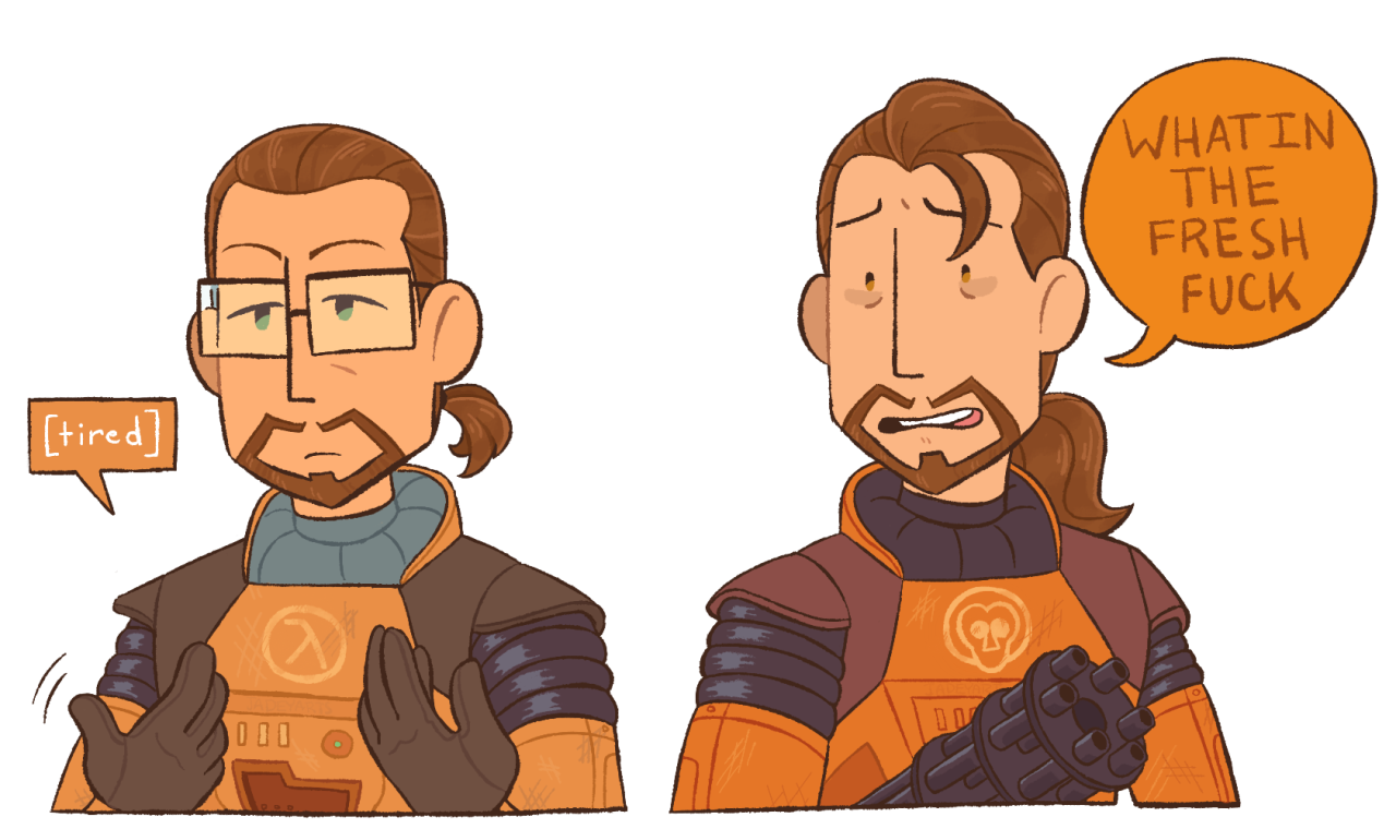 (sees hlvrai) hmmm i think i will get into half life. as a treat | Tumblr