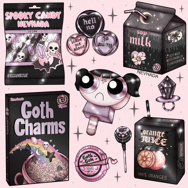 Artist She Her Vintage Goth Snacks A Sequel To The