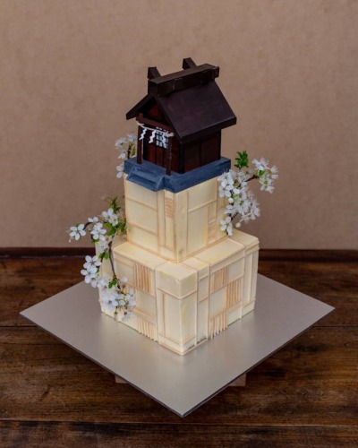 japanese themed cake